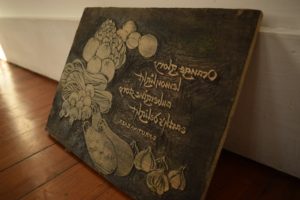 wood block hand carved