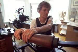 hand press printing