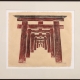 Framed print "Temple Gates - Fushimi Inari Temple, Kyoto" by Ilse Buchert Nesbitt