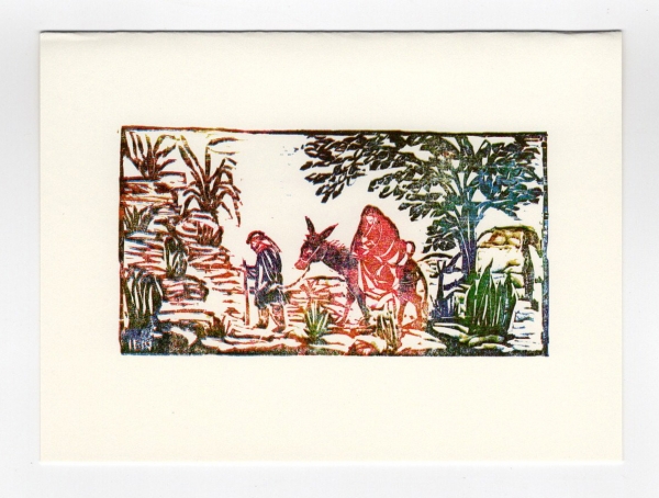 Flight to Egypt card